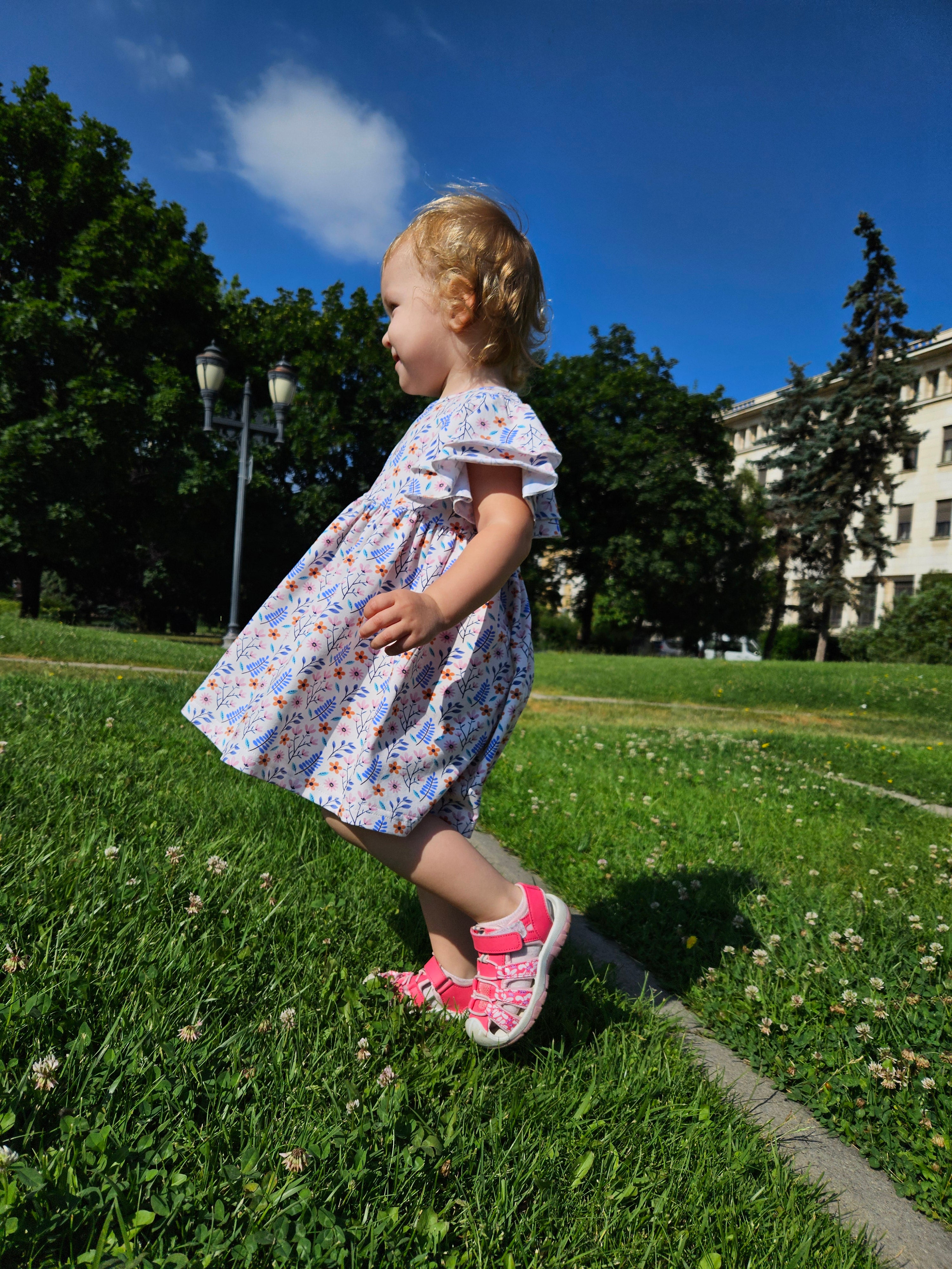 GentleTouch "Blossom & Twirl" Girls’ Dress