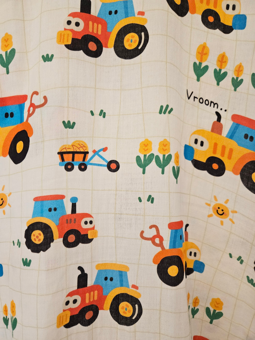 Ultra-Thin Summer Muslin Sleeping Bag with Legs Happy Farm