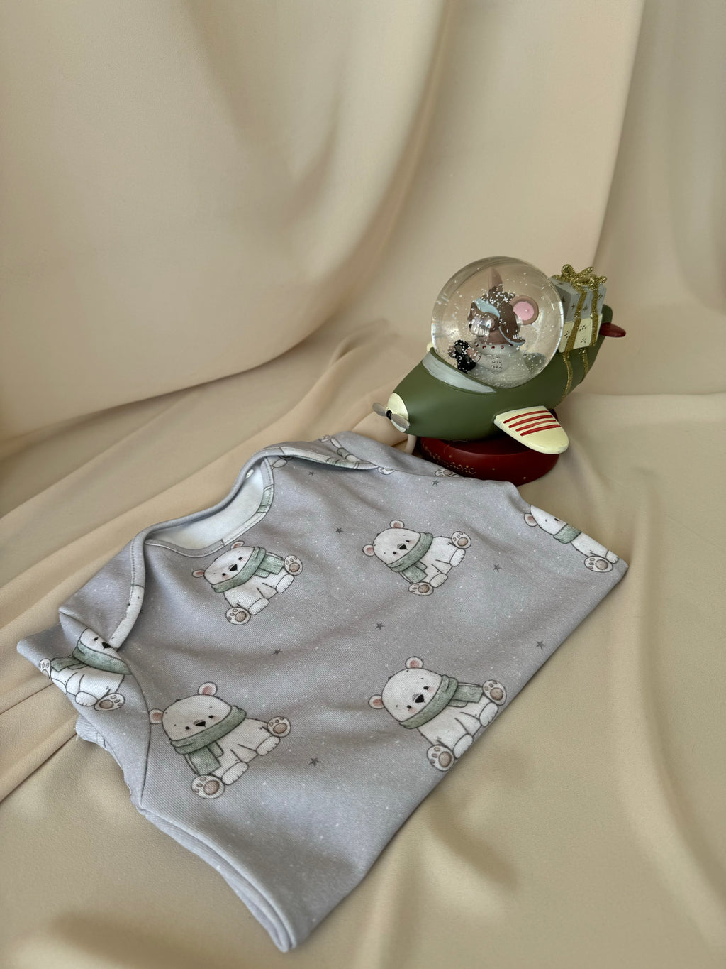 Bear GentleTouch Baby Long Sleeve Bodysuits – Perfect for Sensitive Skin