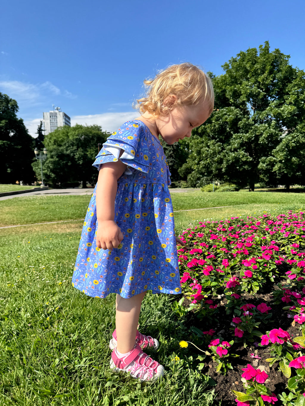 Rochie pentru fete GentleTouch "Flower Pop Fun"