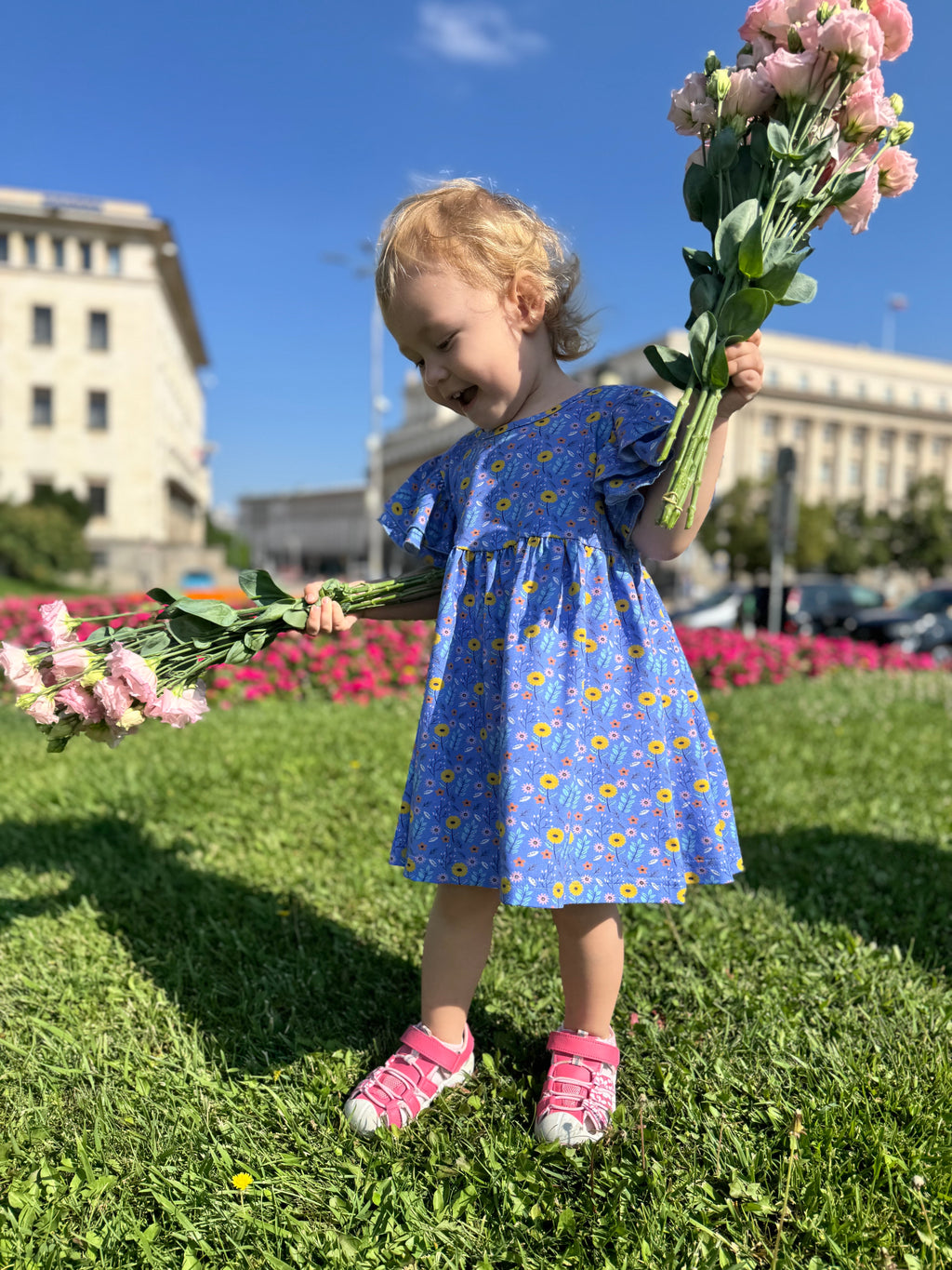 Rochie pentru fete GentleTouch "Flower Pop Fun"