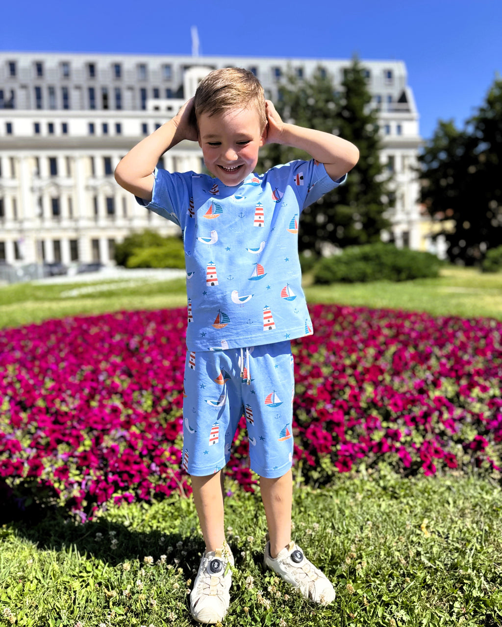 Summer Boys Set Seaside Explorer (T-shirt and shorts)