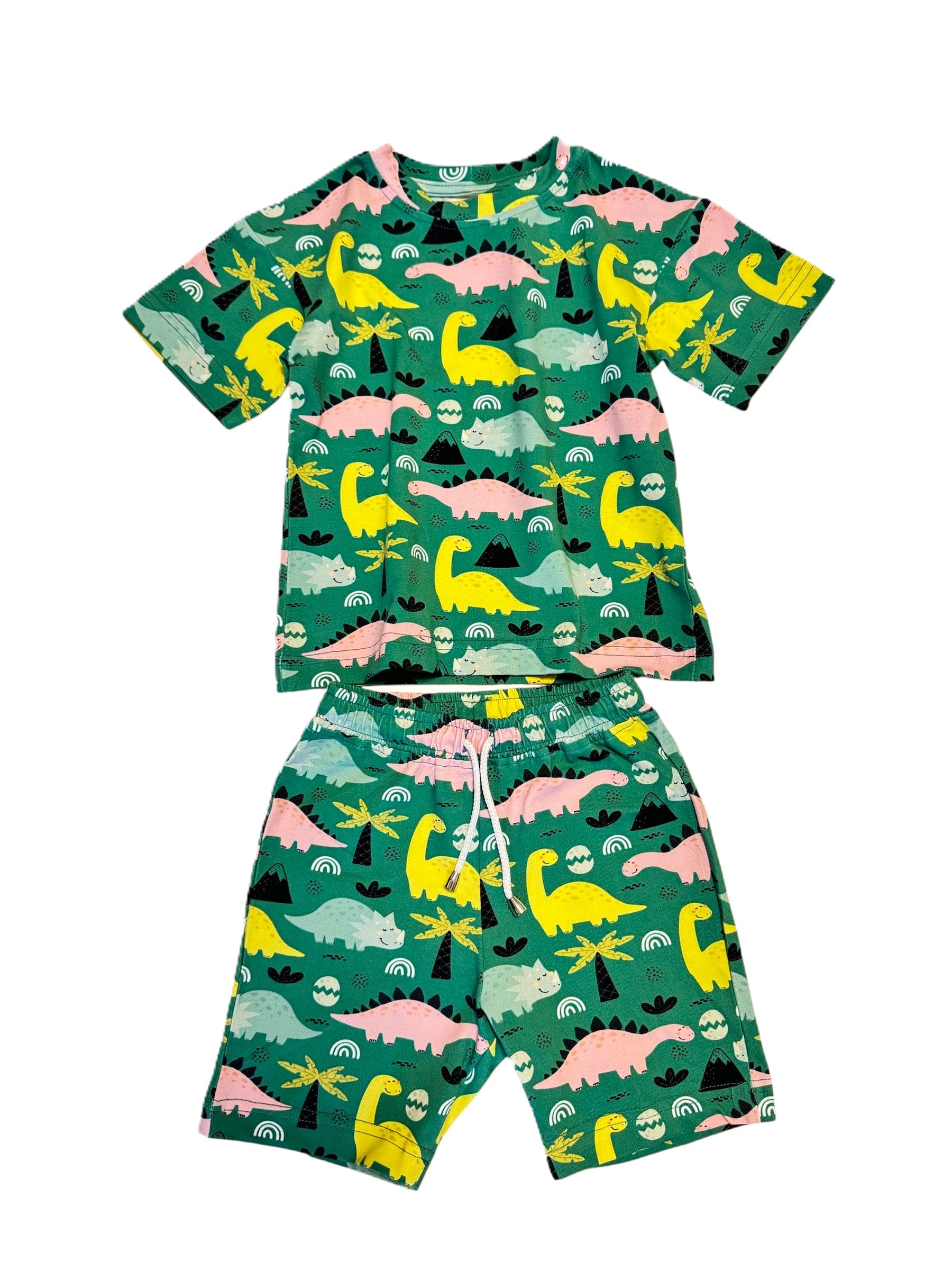 Set de vară pentru băieți Dino Days (Tricou și pantaloni scurți)