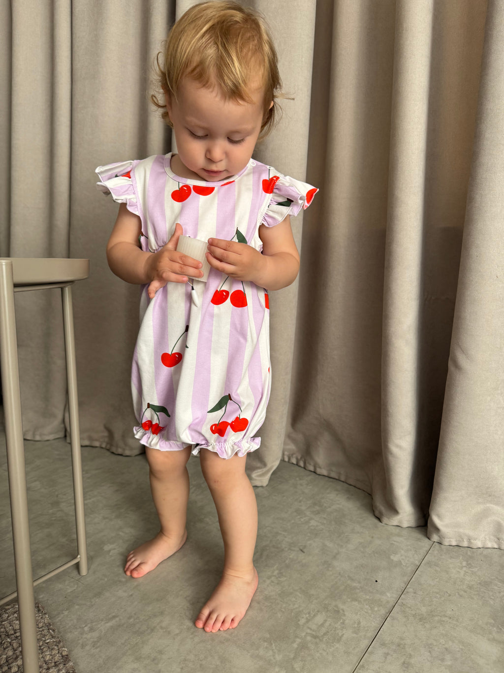 Cherry GentleTouch Baby Summer Romper